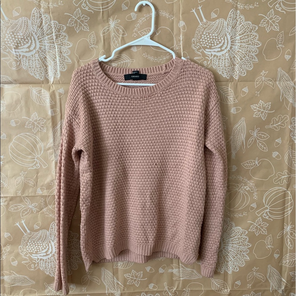 Blush Pink Knitted Sweater